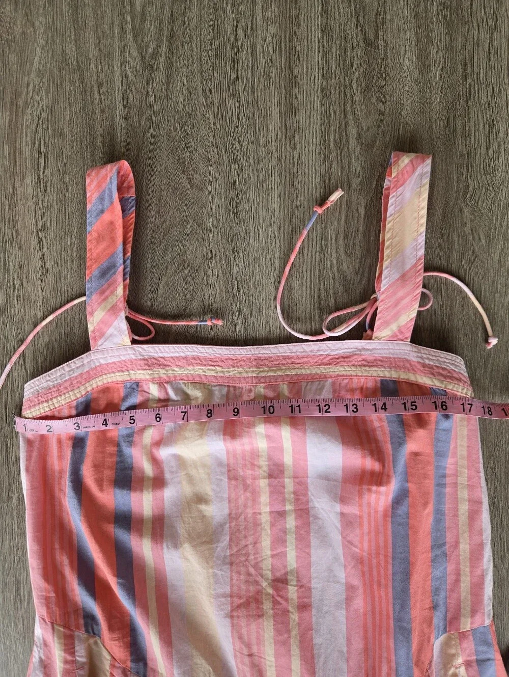 Free People Strawberry Combo Pink Stripe Sundress Size Medium NWT 🌸